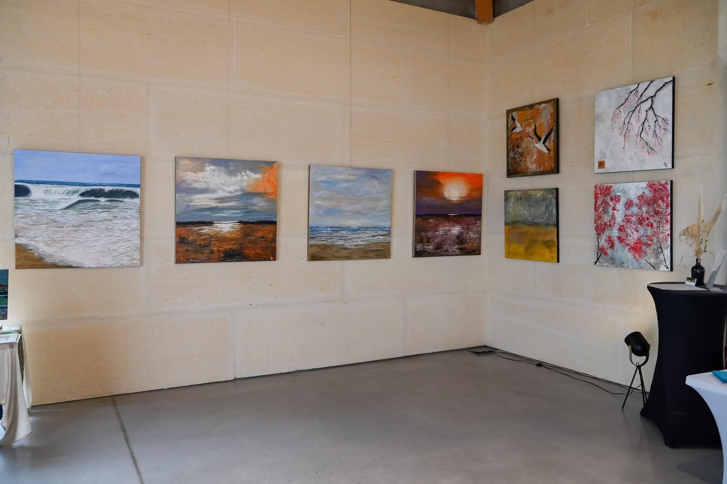 Exposition au Domaine Coste Moynier, vue 2