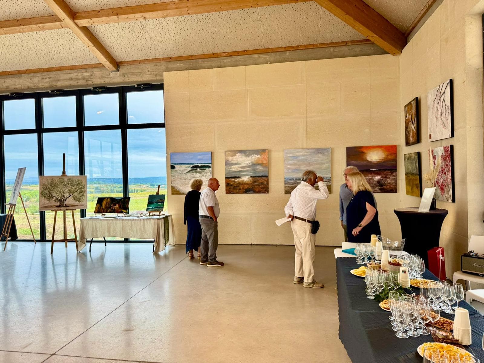 Exposition au Domaine Coste Moynier, vue 3